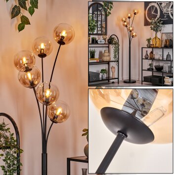 Gastor Golvlampa 40 cm Svart, 6-ljuskällor Gastor Golvlampa 40 cm Svart, 6-ljuskällor