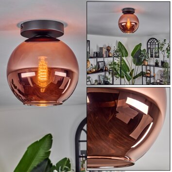 Koyoto Taklampa 20 cm Kopparfärg, 1-ljuskällor Koyoto Taklampa 20 cm Kopparfärg, 1-ljuskällor