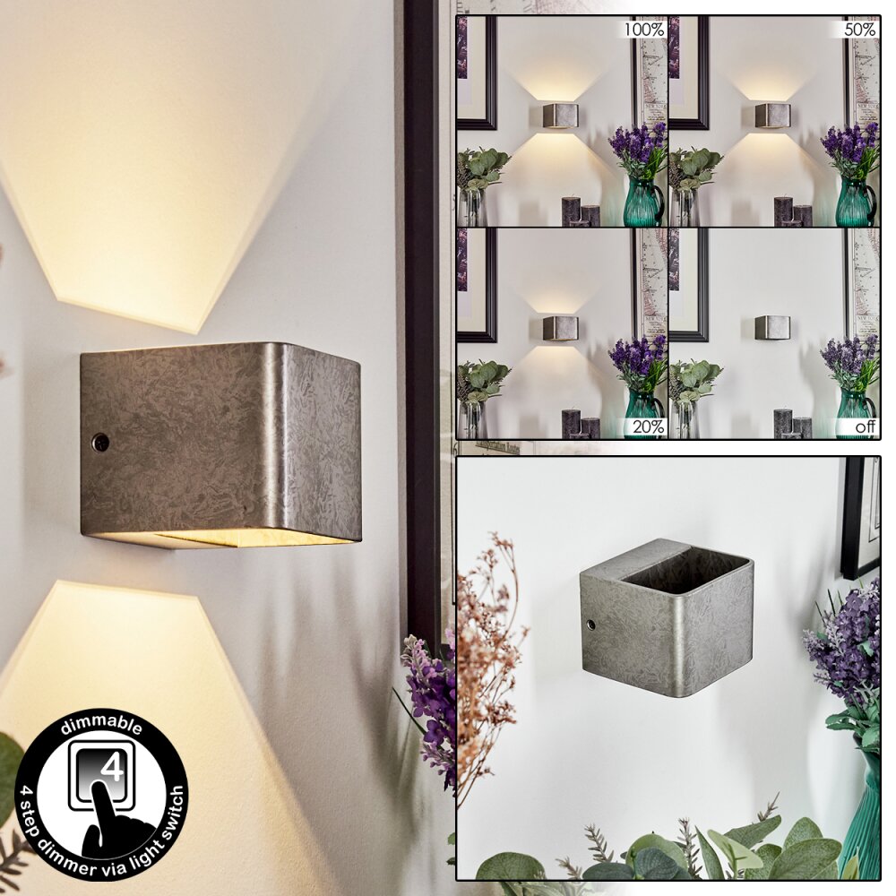 Chuitna Vägglampa LED Antik nickel, 1-ljuskällor main product photo