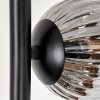 Remaisnil Golvlampa - Glas 10 cm, 12 cm Svart, 5-ljuskällor