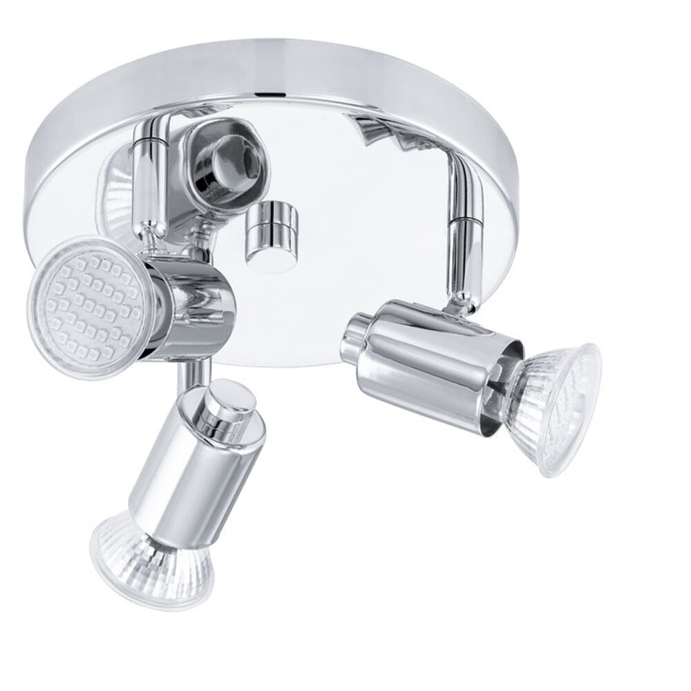Eglo Eglo Vägglampa LED Krom, 3-ljuskällor main product photo