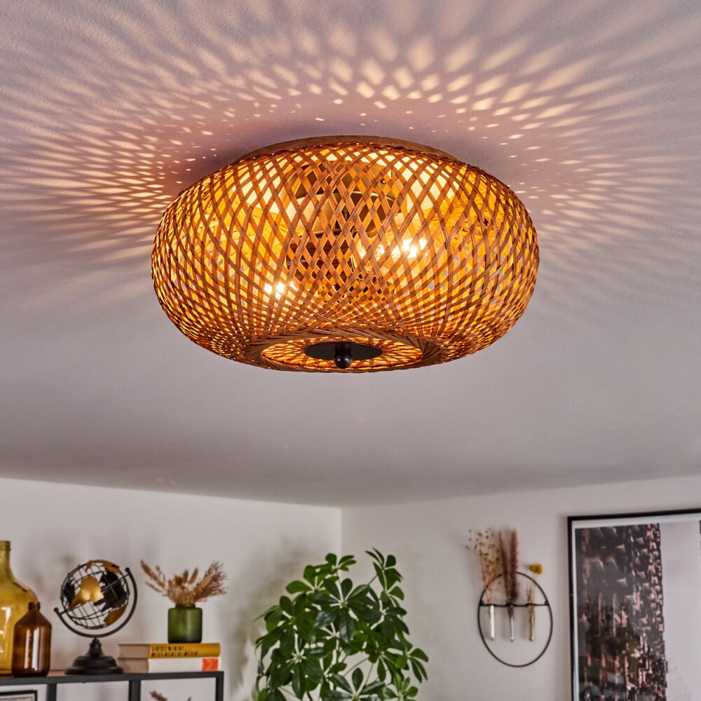 Bauro Taklampa 30 cm Svart, 2-ljuskällor main product photo
