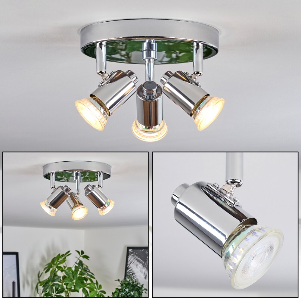 Grafberg Taklampa Krom, 3-ljuskällor main product photo