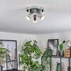 Grafberg Taklampa Krom, 3-ljuskällor