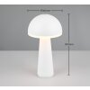 Reality FUNGO Bordslampa LED Vit, 1-ljuskällor