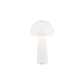 Reality FUNGO Bordslampa LED Vit, 1-ljuskällor