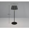 Reality SUAREZ Bordslampa LED Svart, 1-ljuskällor