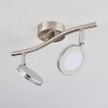 Sarnadinha Taklampa LED Nickel matt, 2-ljuskällor