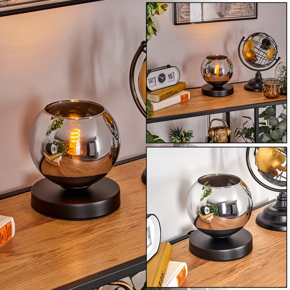Koyoto Bordslampa 15 cm Krom, 1-ljuskällor main product photo