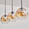 Ripoll Pendellampa Amber, Klart, 3-ljuskällor