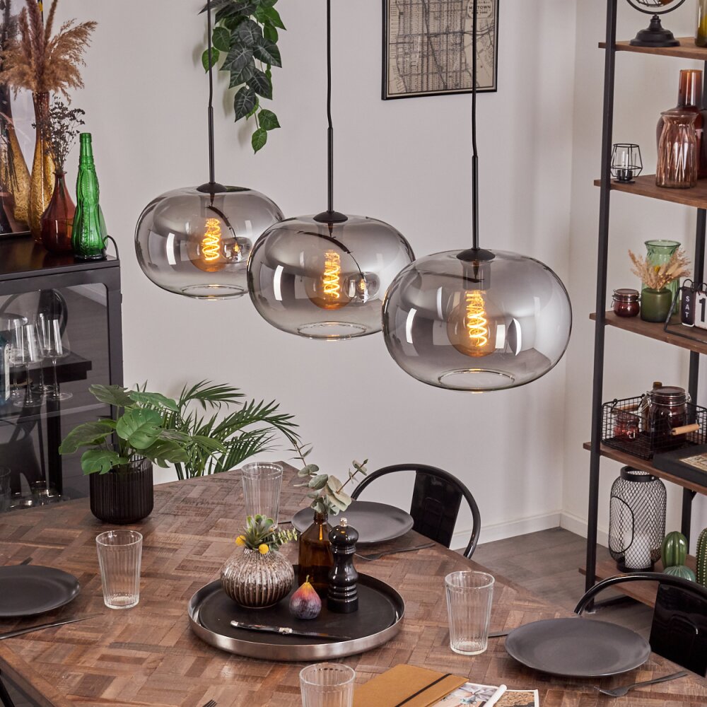 Apedo Pendellampa Svart, 3-ljuskällor main product photo