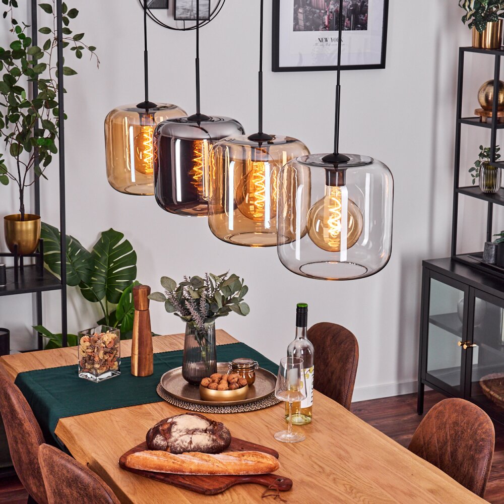 Lauden Pendellampa Svart, 4-ljuskällor main product photo