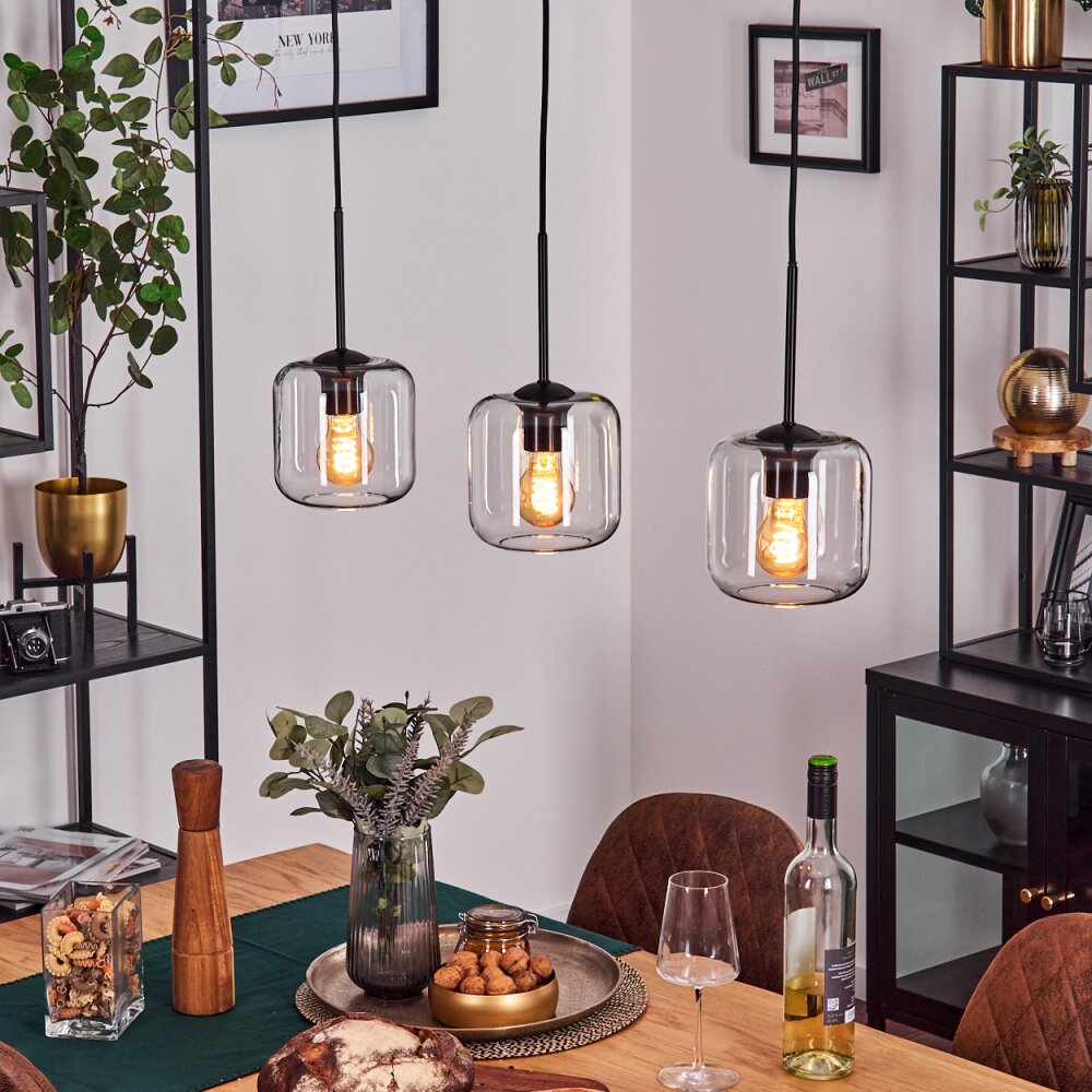 Lauden Pendellampa Svart, 3-ljuskällor main product photo