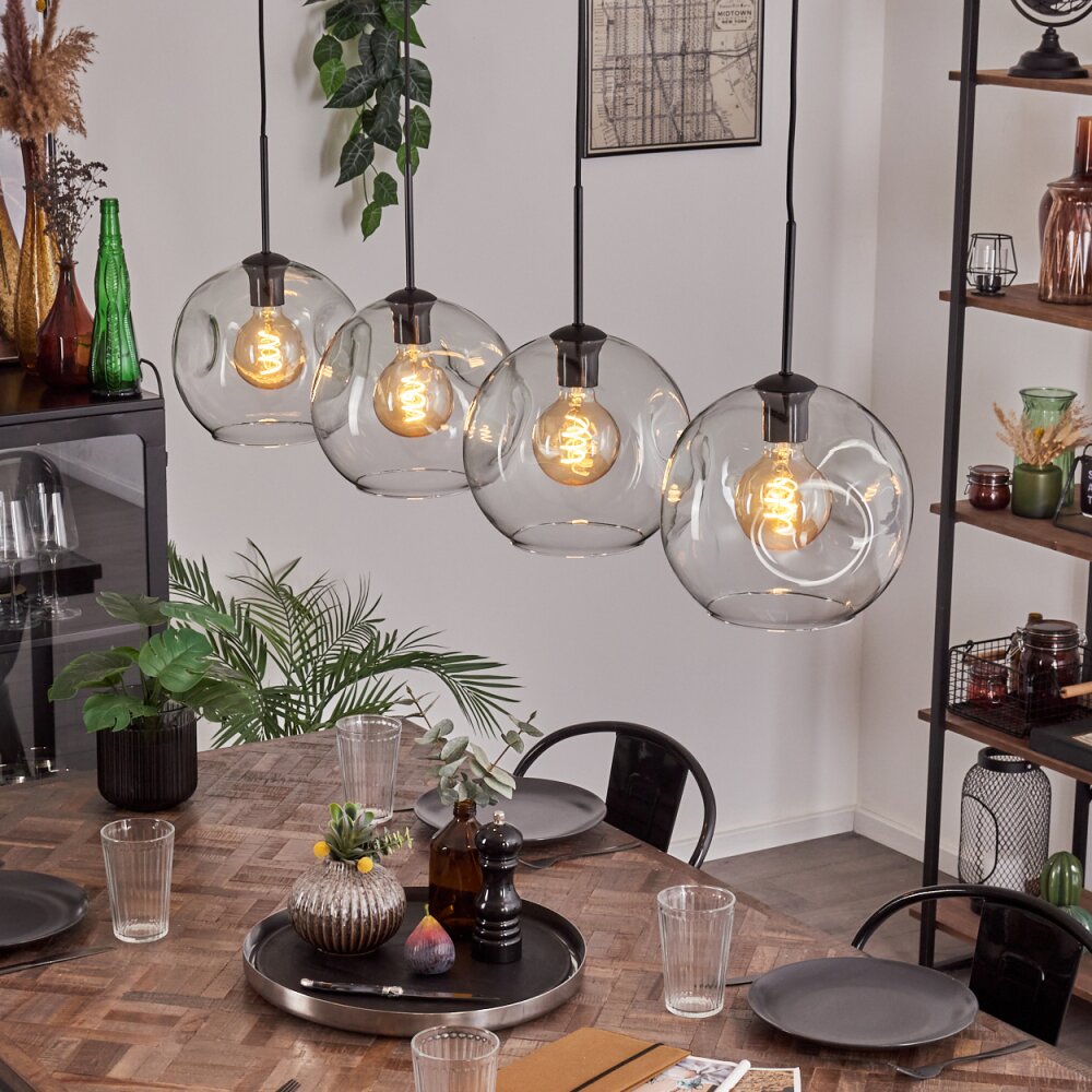 Ripoll Pendellampa Svart, 4-ljuskällor main product photo