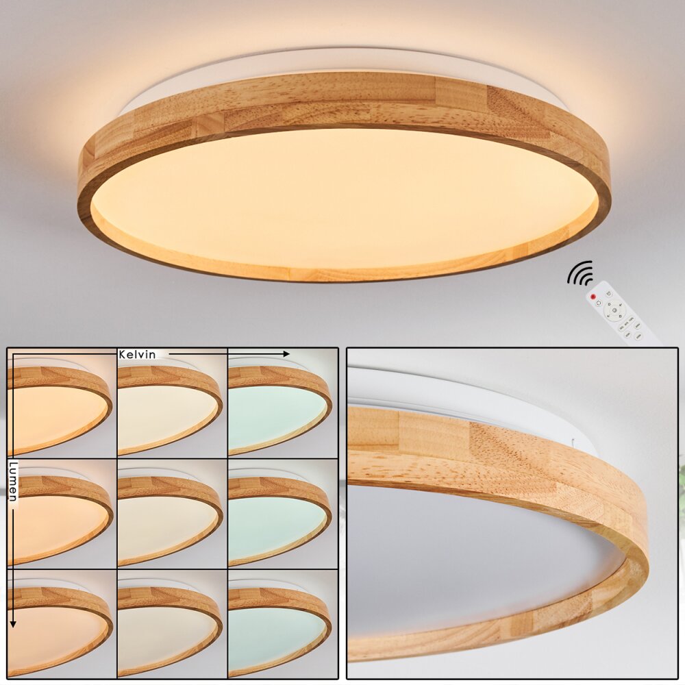 Sofo Taklampa LED Vit, 1-ljuskällor, Fjärrkontroll main product photo