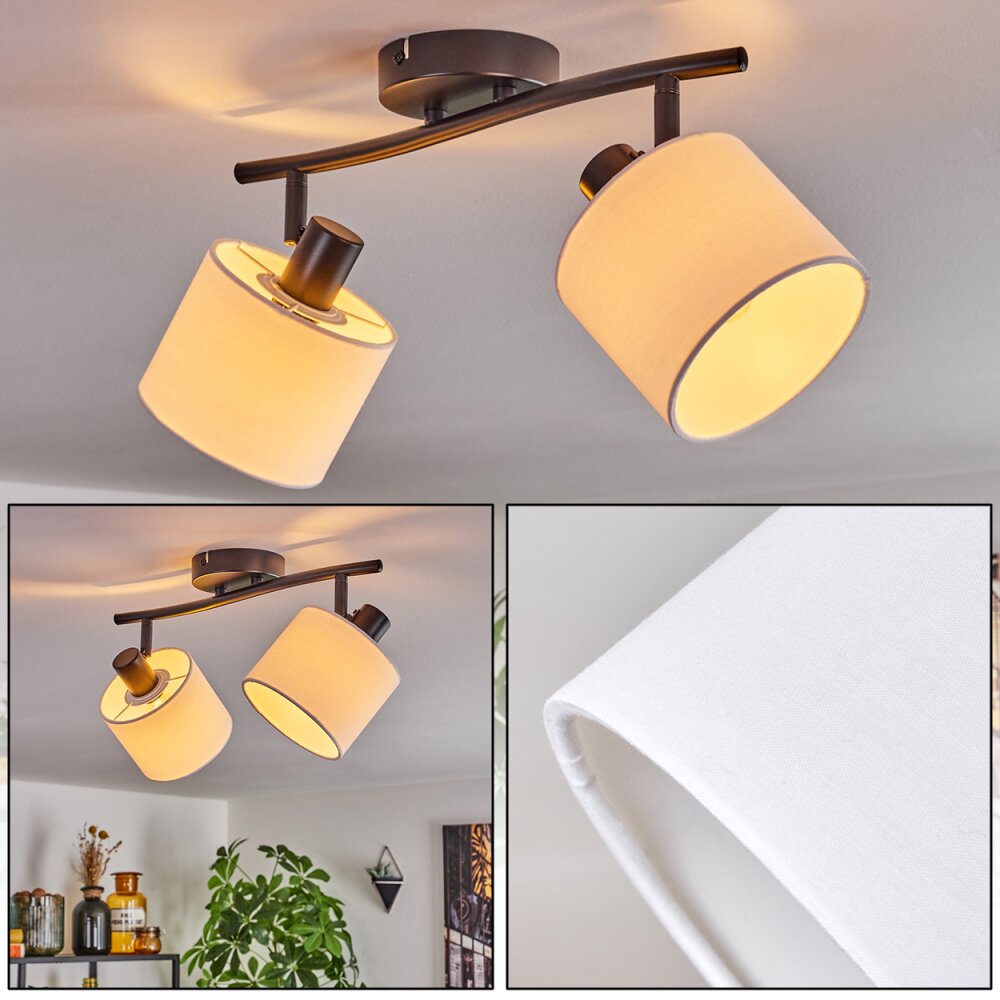 Bassagoda Taklampa Svart, 2-ljuskällor main product photo