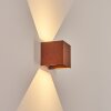 Tamarin vägglampa utomhus, Up & Down Lampa, Vägglampa LED Rostfärger, Svart, 1-ljuskällor