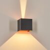 Tamarin vägglampa utomhus, Up & Down Lampa, Vägglampa LED Kopparfärg, Svart, 1-ljuskällor