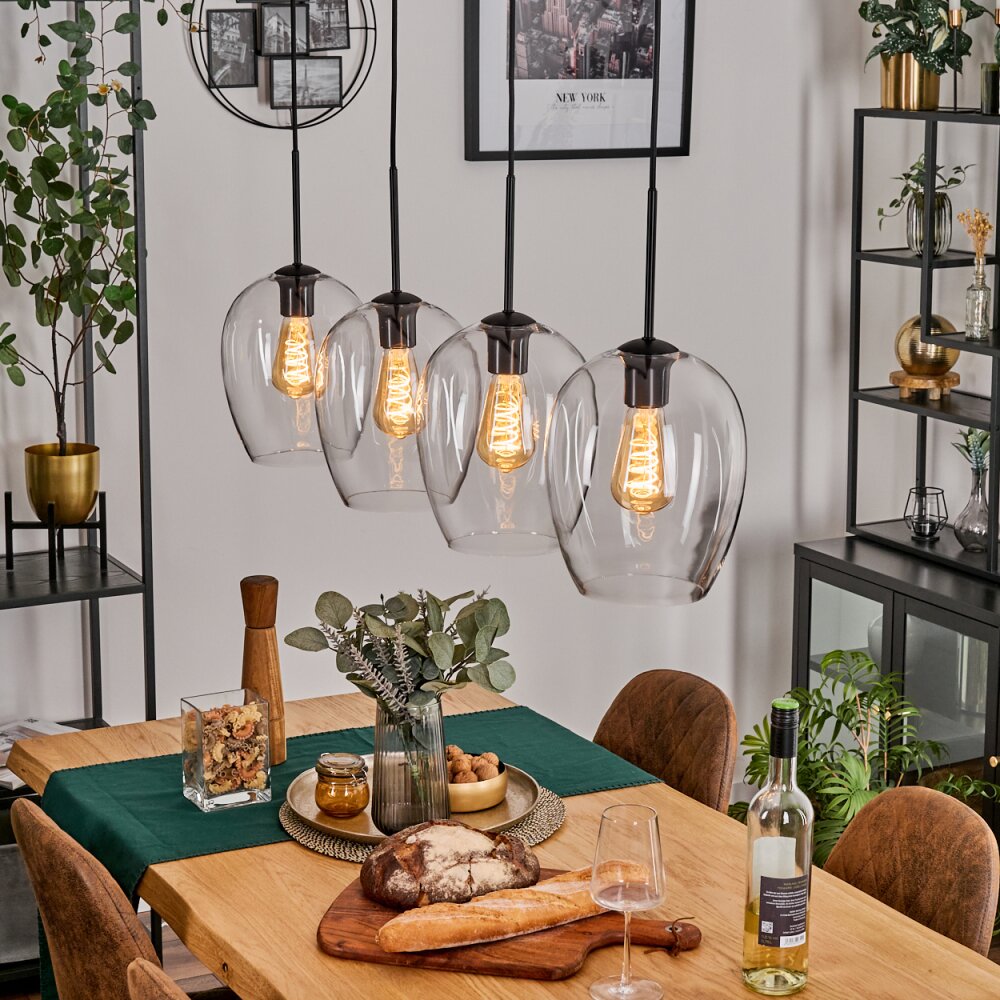 Vevino Pendelbelysning Svart, 4-ljuskällor main product photo