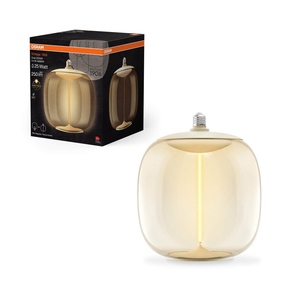 Osram E27 LED 3.4 Watt varmvit 250 Lumen main product photo