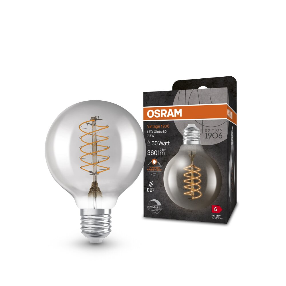 Osram E27 LED 4.8 Watt varmvit dimbar 470 Lumen main product photo