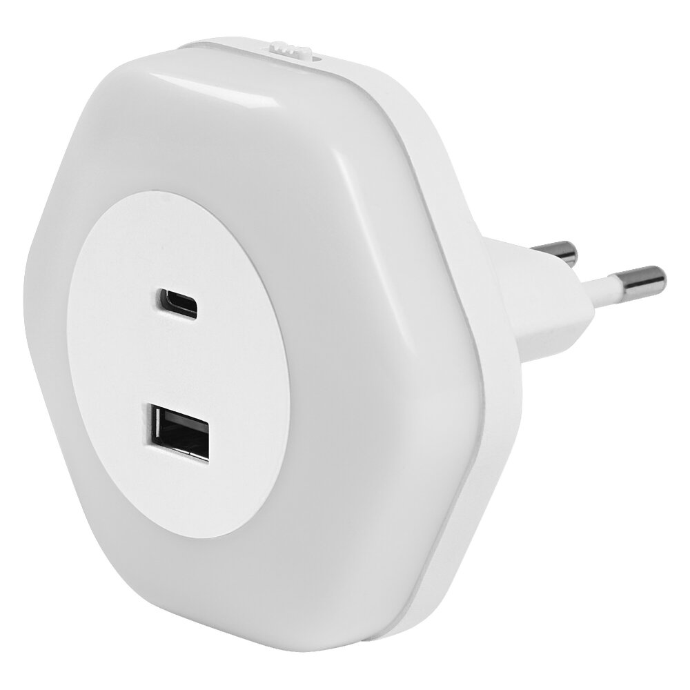 Ledvance Lunetta Utomhuslampa med uttag LED Vit, 1-ljuskällor, Rörelsedetektor main product photo