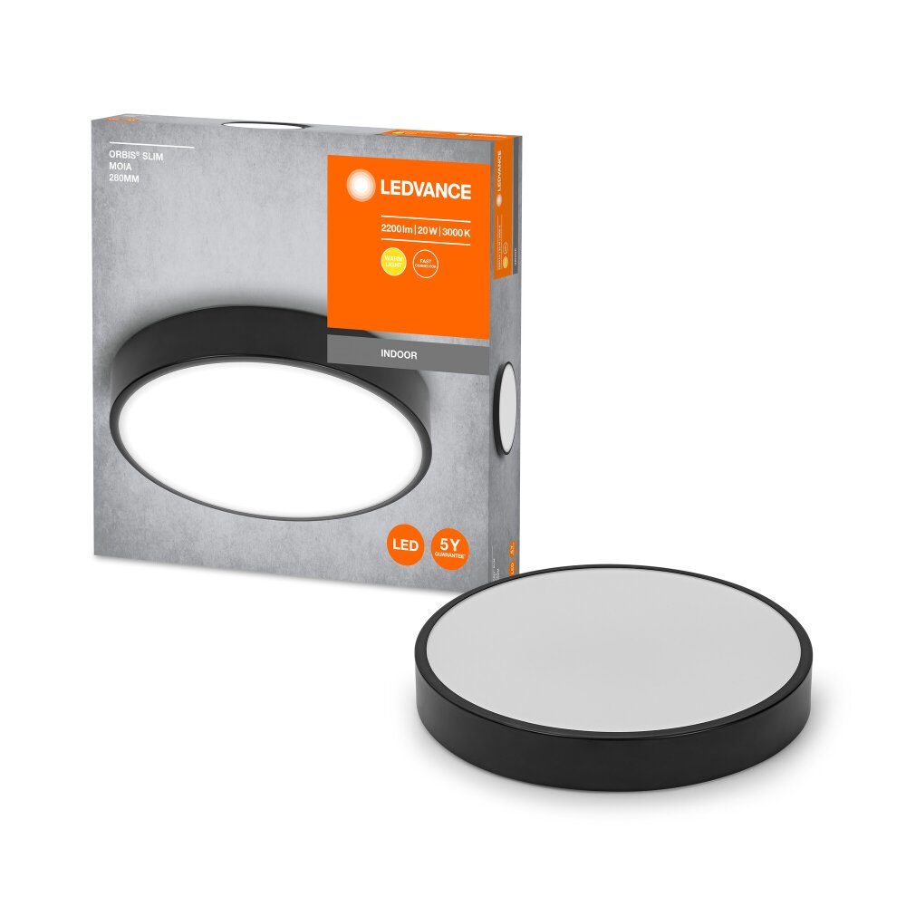 Ledvance Orbis Taklampa LED Svart, 1-ljuskällor main product photo