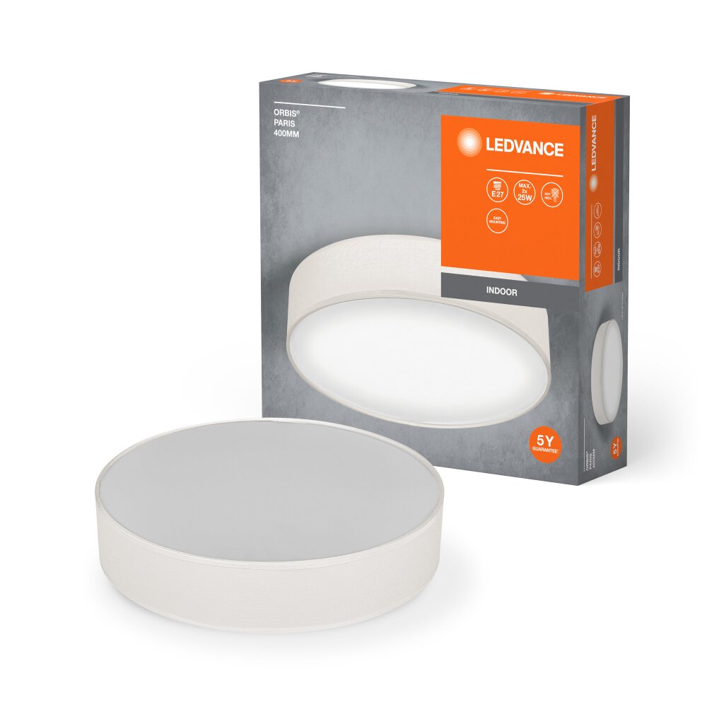 Ledvance Orbis Taklampa Beige, 3-ljuskällor main product photo
