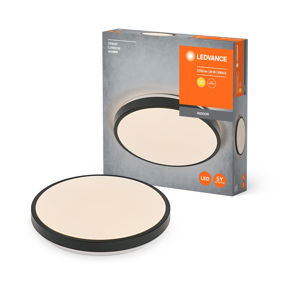 Ledvance Orbis Taklampa LED Svart, 1-ljuskällor main product photo
