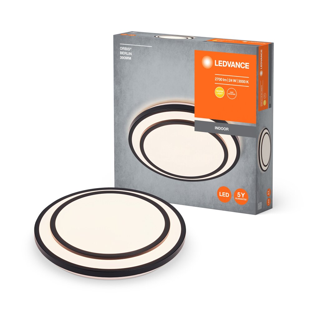 Ledvance Orbis Taklampa LED Svart, 1-ljuskällor main product photo