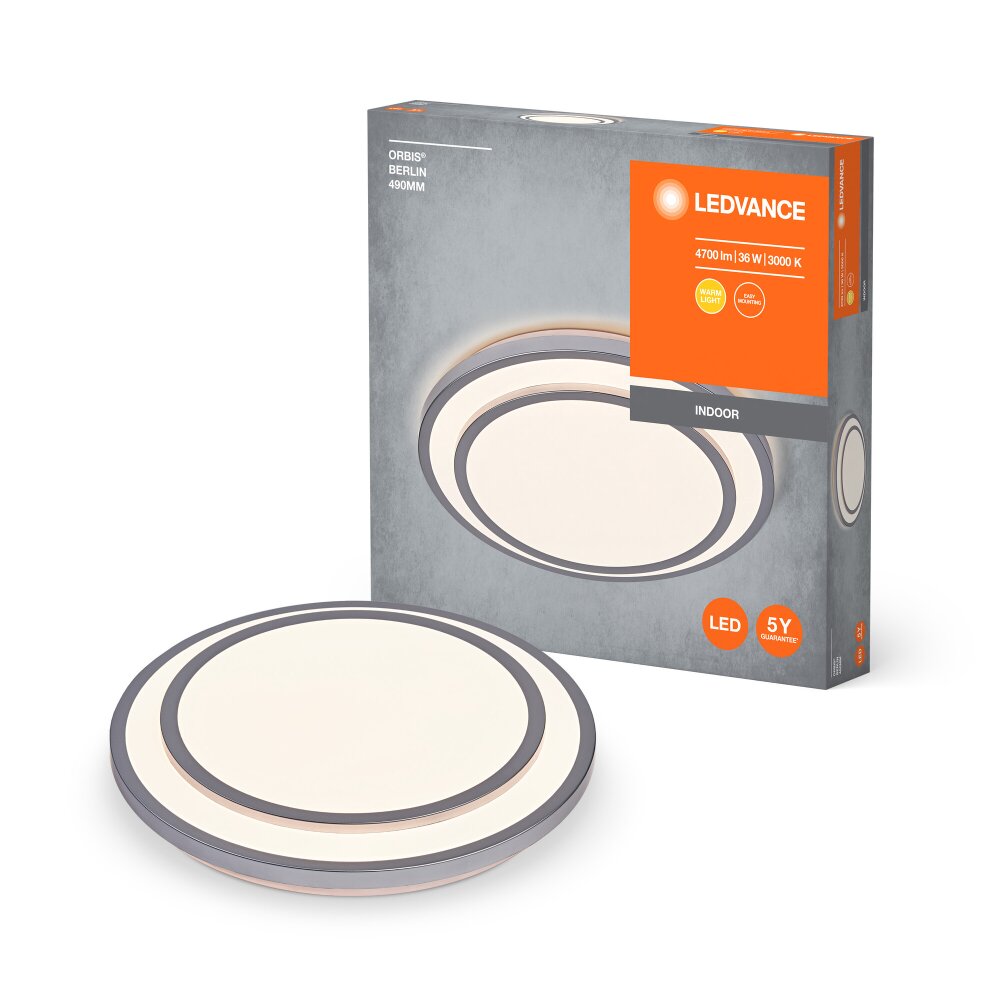 Ledvance Orbis Taklampa LED Silver, 1-ljuskällor main product photo