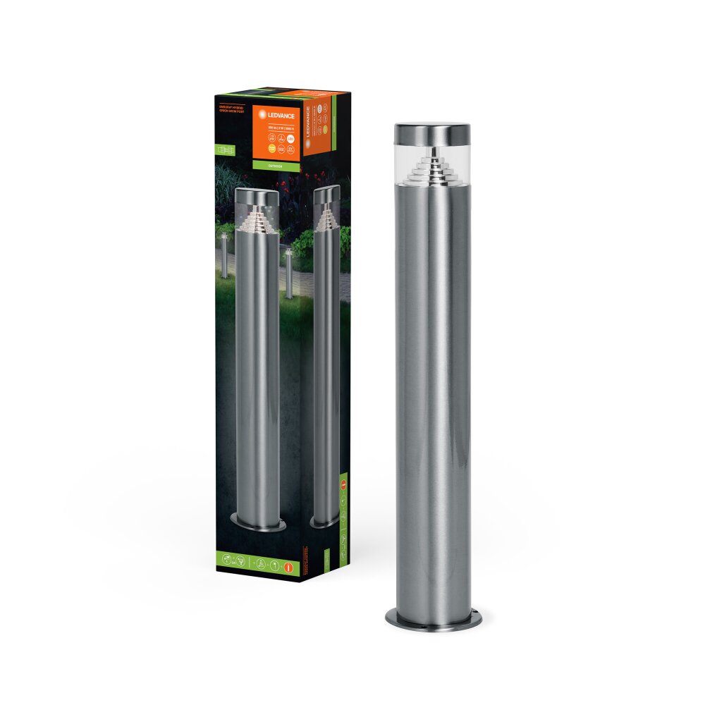 Ledvance Endura Golvlampa utomhus LED Stål borstat, 1-ljuskällor main product photo