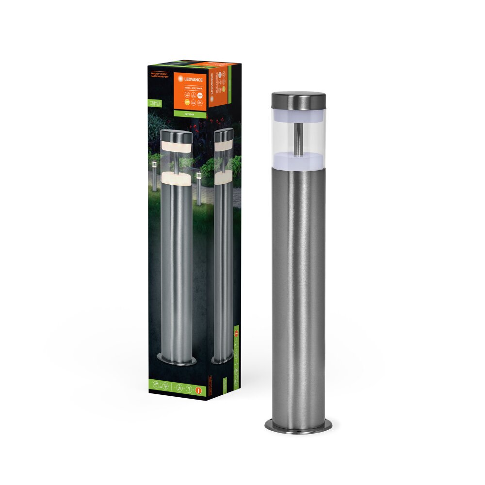 Ledvance Endura Golvlampa utomhus LED Stål borstat, 1-ljuskällor main product photo