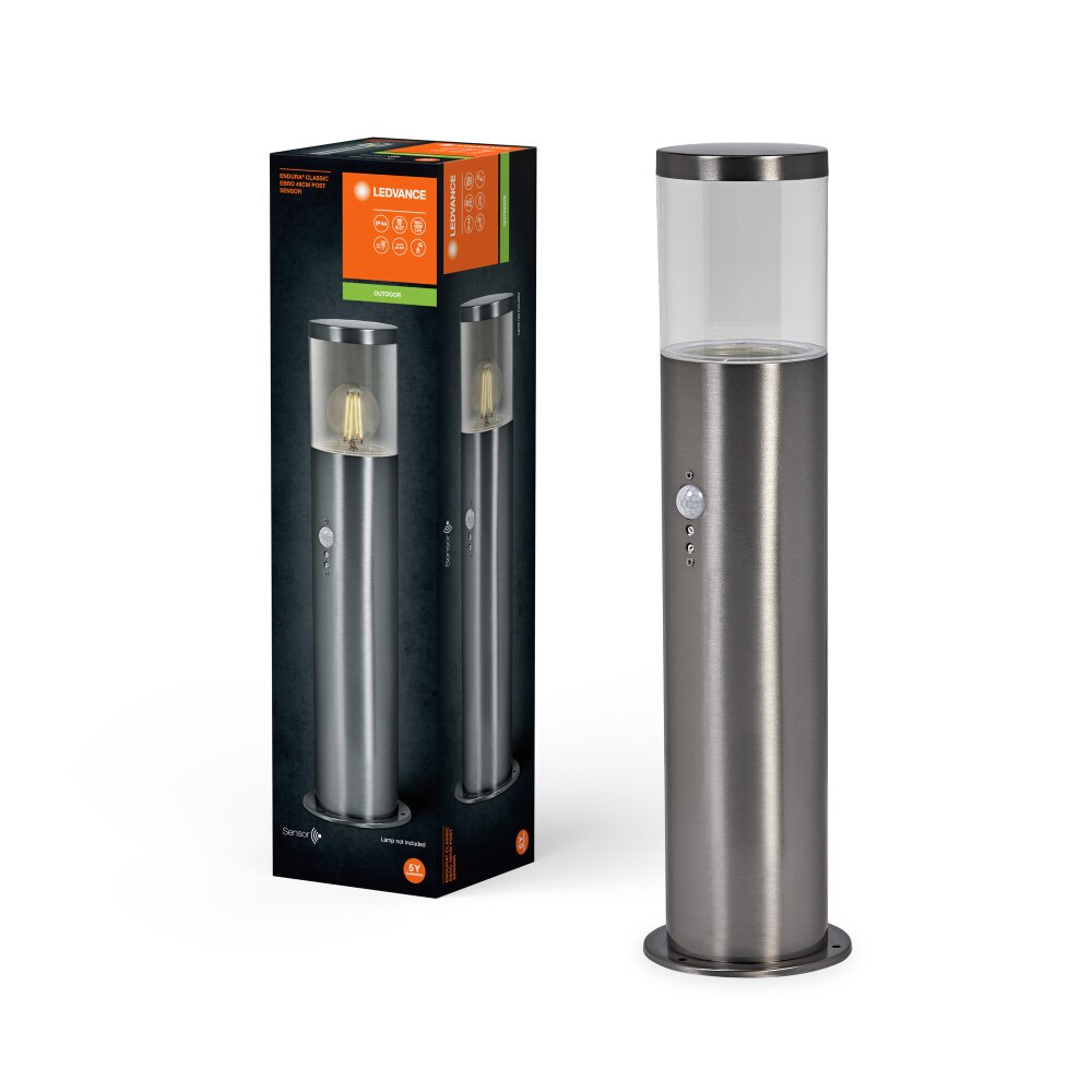 Ledvance Endura Vägglampa Stål borstat, 1-ljuskällor main product photo