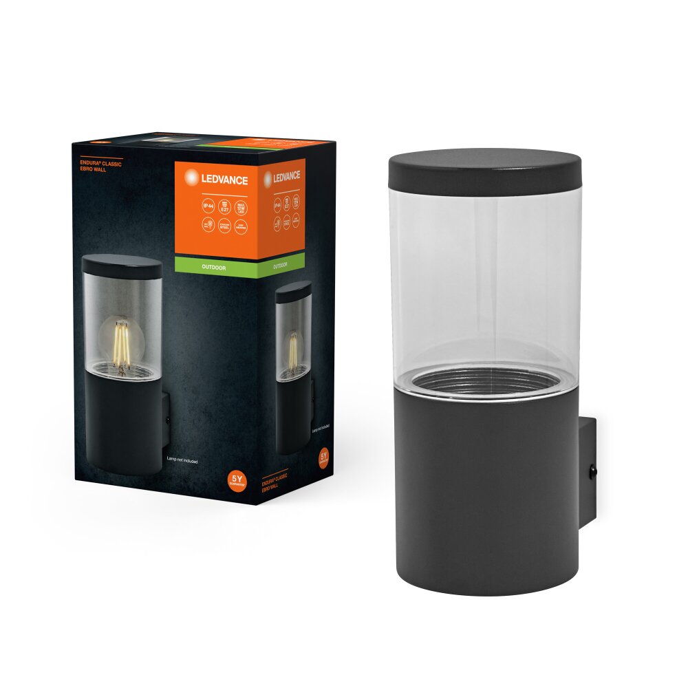 Ledvance Endura Vägglampa Grått, 1-ljuskällor main product photo