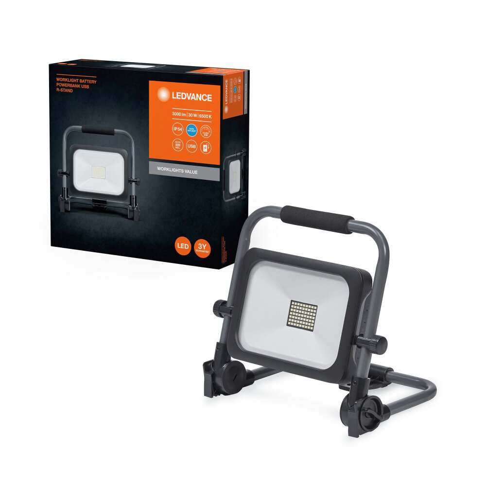 Ledvance Worklight strålkastare LED Grått, Svart, 1-ljuskällor main product photo