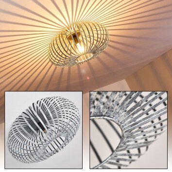 Oravi Taklampa Grått, Silver, 1-ljuskällor