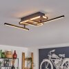 Sigersvik Taklampa LED Naturfärger, Svart, 1-ljuskällor