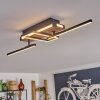 Sigersvik Taklampa LED Naturfärger, Svart, 1-ljuskällor