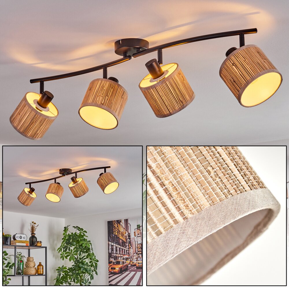 Bongal Taklampa Svart, 4-ljuskällor main product photo