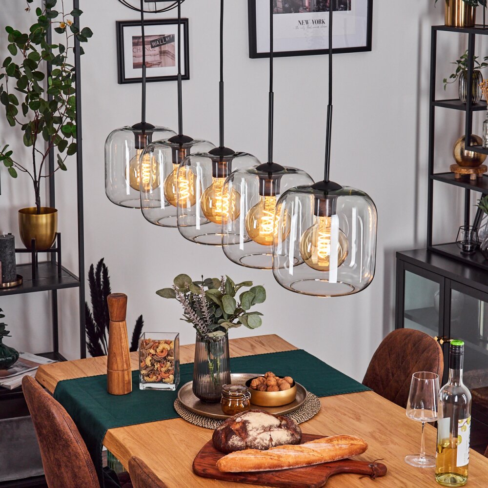 Lauden Pendelbelysning Svart, 5-ljuskällor main product photo