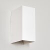 Hoods vägglampa utomhus, Up & Down Lampa, Vägglampa LED Vit, 1-ljuskällor