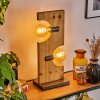 Santorum Bordslampa Naturfärger, Antik nickel, 2-ljuskällor