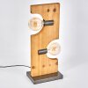 Santorum Bordslampa Naturfärger, Antik nickel, 2-ljuskällor