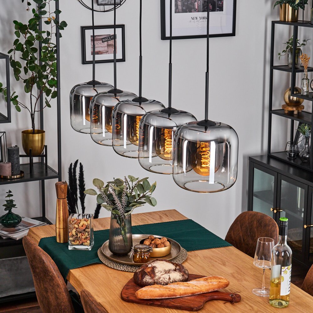 Lauden Pendelbelysning Svart, 5-ljuskällor main product photo