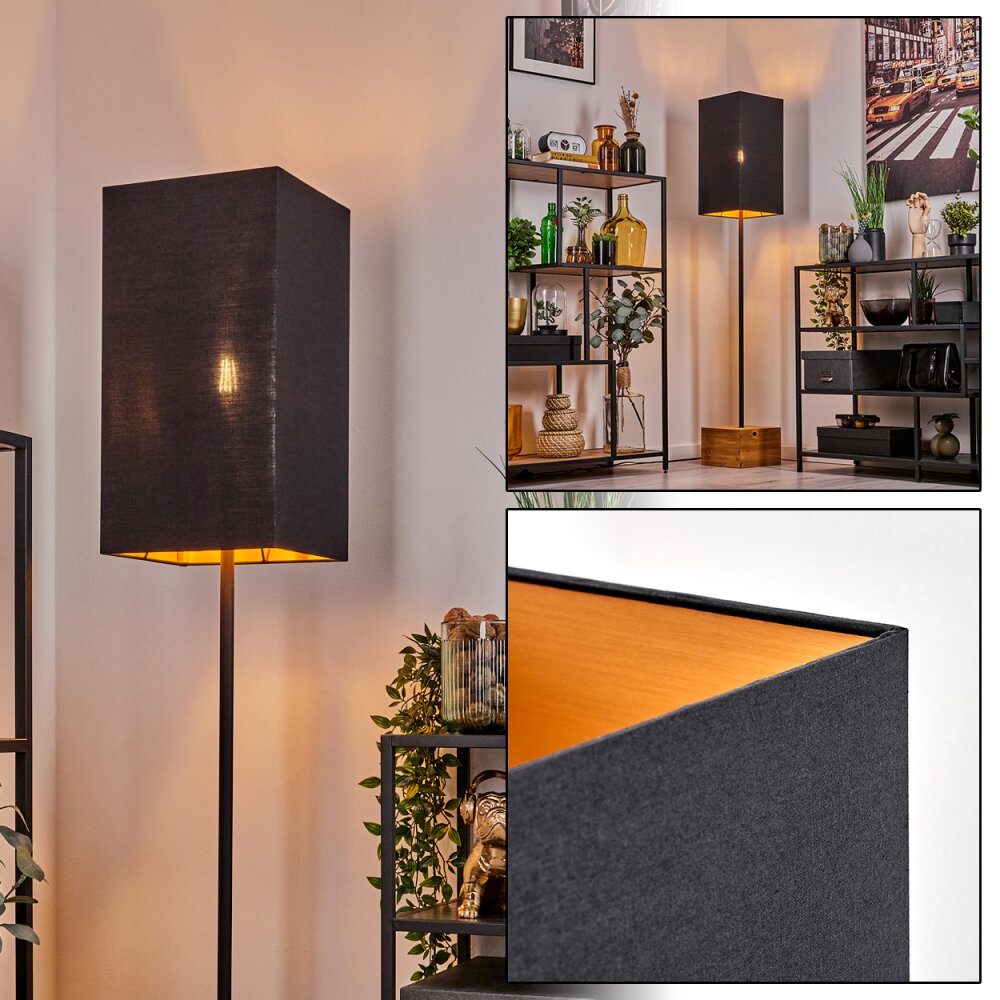 Geneva Golvlampa Naturfärger, Svart, 1-ljuskällor main product photo