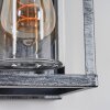 Portalis vägglampa utomhus Svart, Silver, 1-ljuskällor