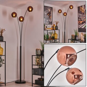 Koyoto Golvlampa Svart, 3-ljuskällor Koyoto Golvlampa Svart, 3-ljuskällor