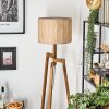 Bongal Golvlampa, Läslampa Naturfärger, 1-ljuskällor