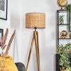 Barcos Golvlampa, Läslampa Naturfärger, Svart, 1-ljuskällor